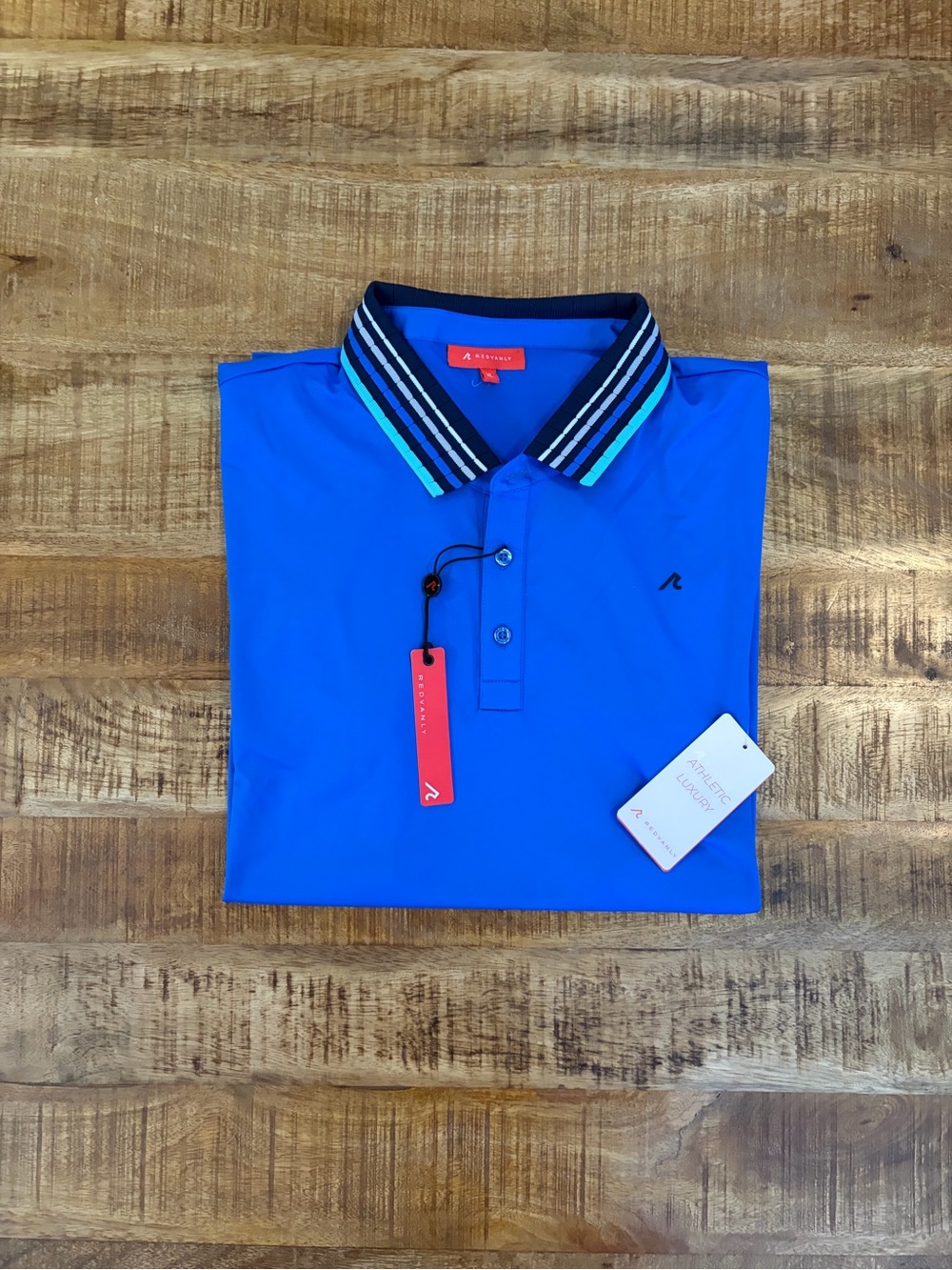 NWT Redvanly Mael Golf Polo Marine